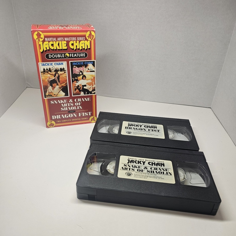 Martial Arts Masters Series Jackie Chan Double‎ Feature VHS